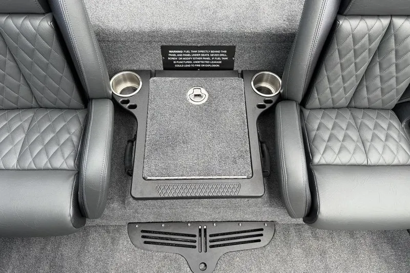 Slide: The Image of Interior of 2026 Phoenix 721 ZXL with quilted seats and cup holders. - 21