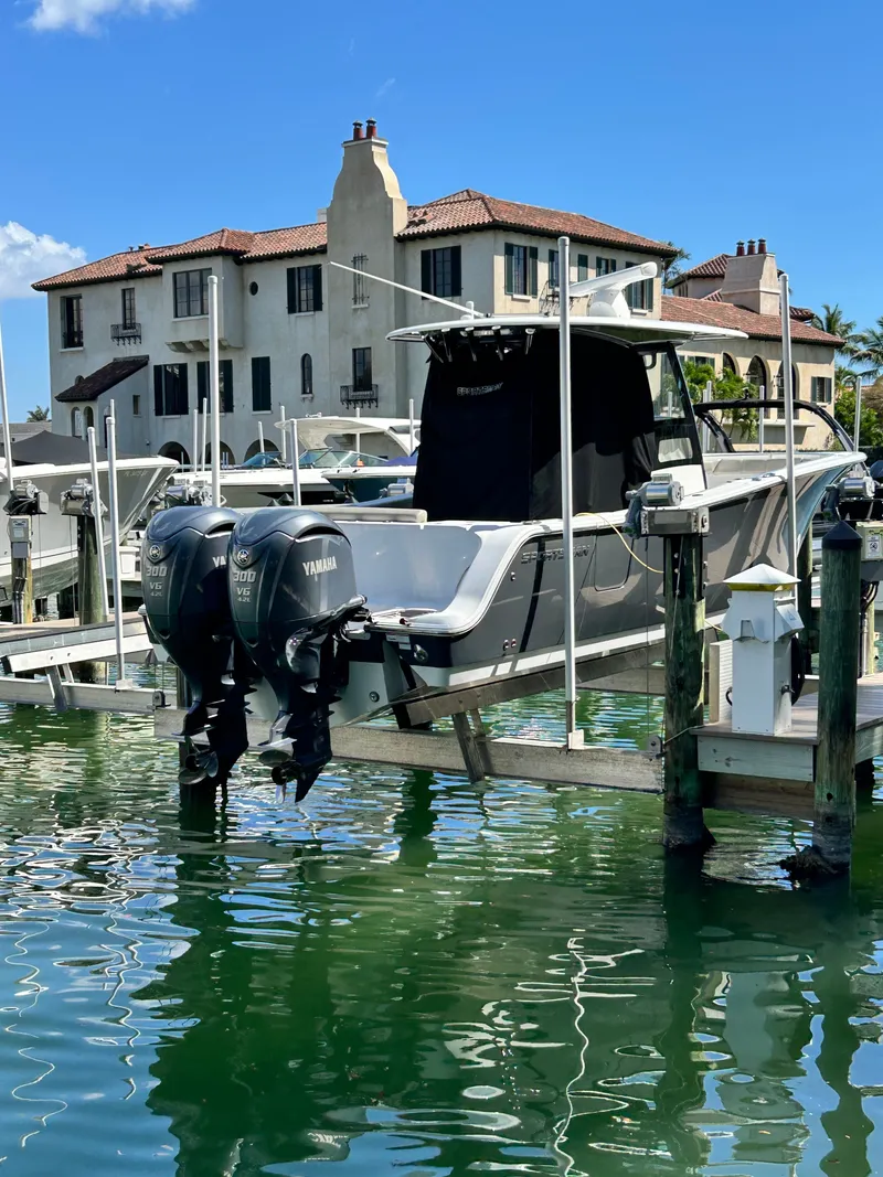 Slide: The Image of Sportsman 302 Center Console 2021 - 2