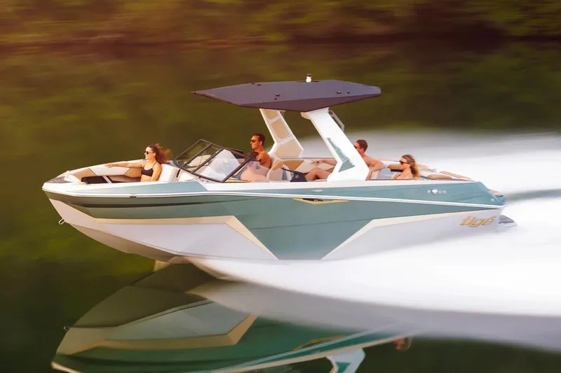 The Image of Manufacturer Provided Image: 2026 Tigé Z3 boat cruising on a lake with passengers enjoying the ride. - 0