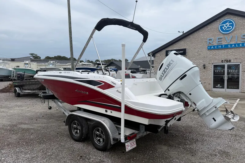 Slide: The Image of 2022 Hurricane SunDeck Sport 205 OB boat with Suzuki engine at yacht sales. - 3