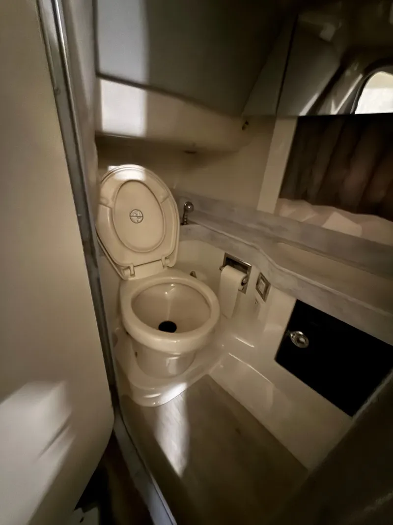 Slide: The Image of Interior of a 2016 Formula 350 CBR yacht with toilet. - 11