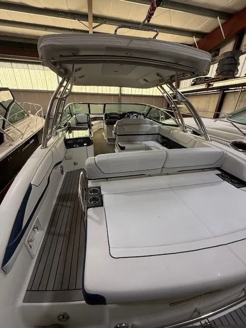 Slide: The Image of 2016 Formula 350 FX Crossover Bowrider interior, luxurious design. - 13