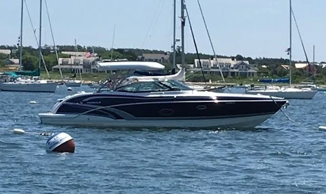 Slide: The Image of 2016 Formula 350 FX Crossover Bowrider on the water. - 3