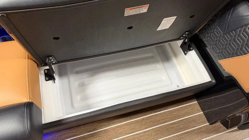 Slide: The Image of Storage compartment under seat on Premier 250INTRIGUE boat. - 20