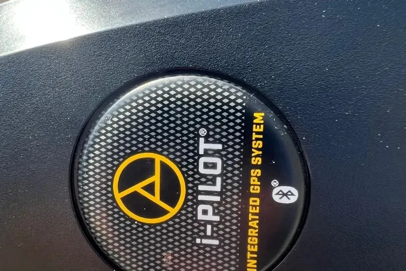 Slide: The Image of i-Pilot GPS system on a 2015 Hurricane Sundeck boat. - 19