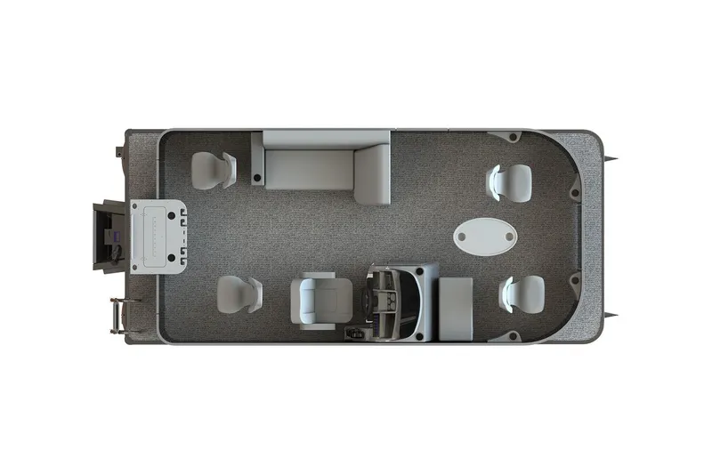 Slide: The Image of Manufacturer Provided Image: Top view of 2026 Sylvan Mirage Fish 8520 Party Fish 4.0 boat layout. - 2