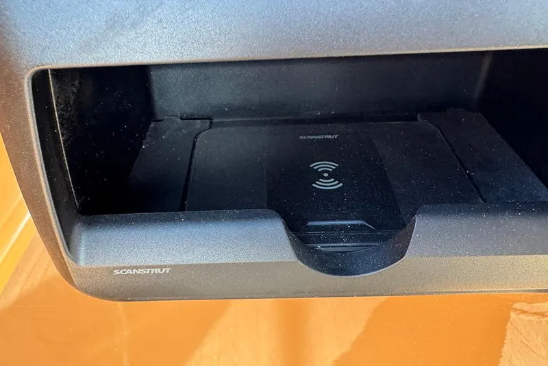 Slide: The Image of Wireless charging station on 2026 Bentley Pontoons Elite 253 Admiral boat. - 39