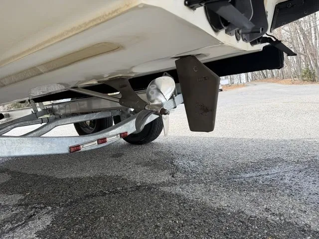 Slide: The Image of Underside of a 2000 Malibu Sunsetter LXi on a trailer. - 10