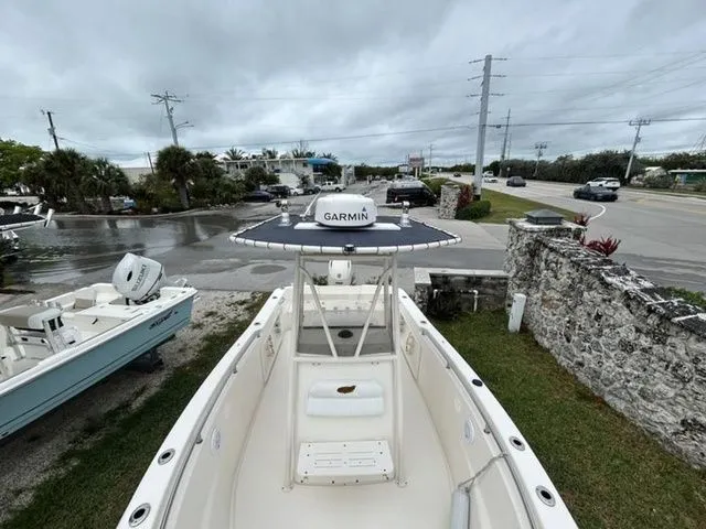 Slide: The Image of 2016 Bulls Bay 230 Center Console boat with Garmin equipment. - 4