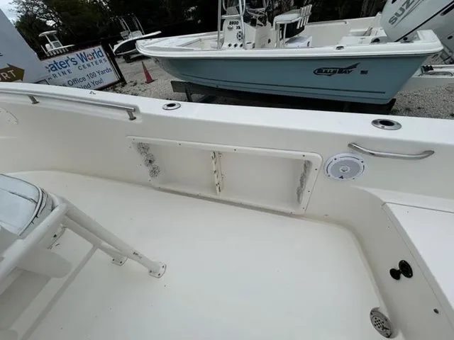 Slide: The Image of Interior view of a 2016 Bulls Bay 230 Center Console boat. - 8