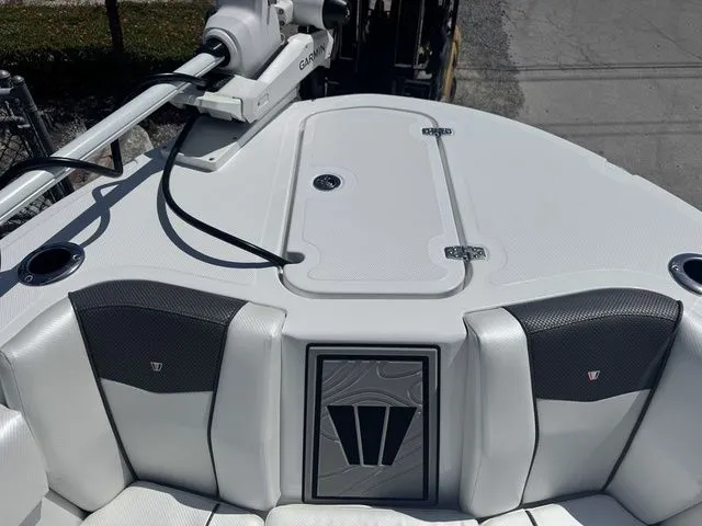 Slide: The Image of Interior view of Wellcraft Fisherman 243 XB 2026 boat deck. - 26