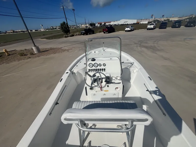 Slide: The Image of 2013 Sea Fox 180XT boat on parking lot, interior view. - 24