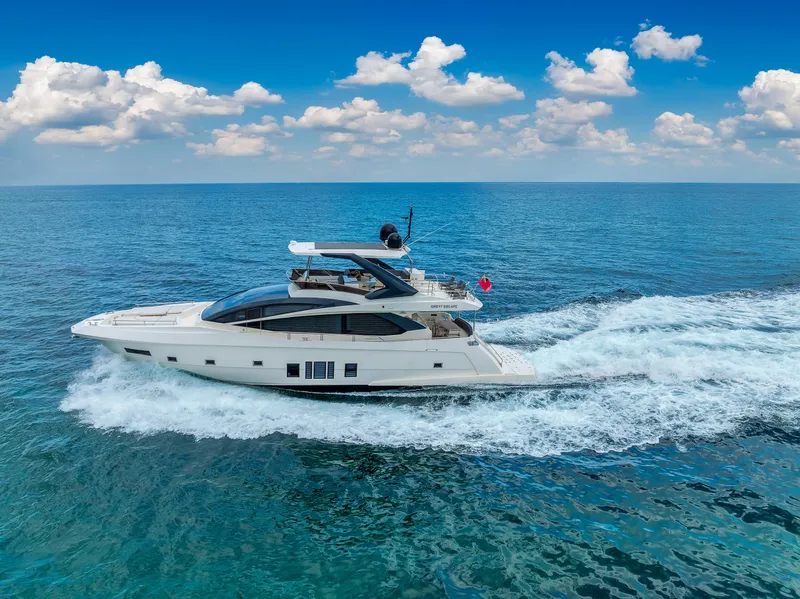 Slide: The Image of Luxury Astondoa 72 GLX yacht cruising on open sea, 2013 model. - 21