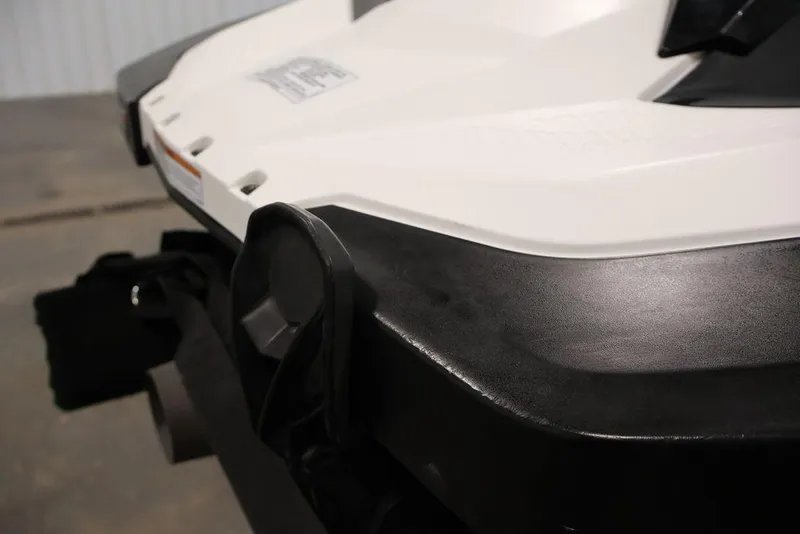 Slide: The Image of 2023 Sea-Doo Spark 3up rear view, showcasing sleek design and durable materials. - 18