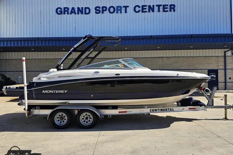 The Image of 2013 Monterey M3 Sport Boat on trailer at Grand Sport Center. - 1