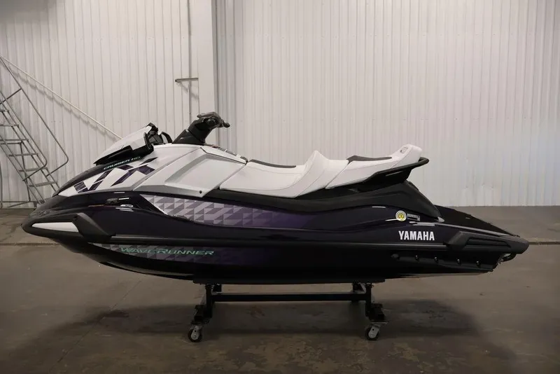 Slide: The Image of 2026 Yamaha WaveRunner VX Cruiser HO in a showroom setting. - 11
