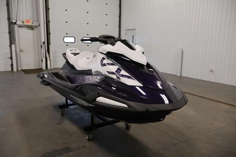 Slide: The Image of 2026 Yamaha WaveRunner VX Cruiser HO in a showroom, showcasing sleek design. - 5
