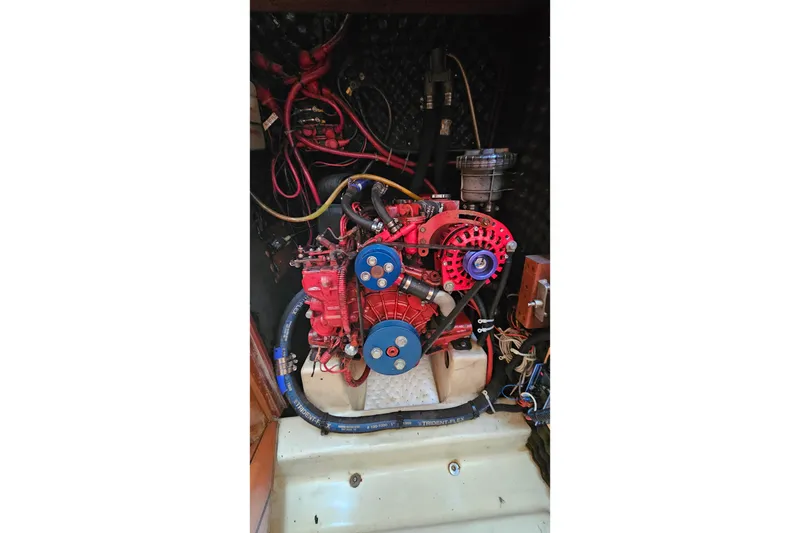 Slide: The Image of Victron Energy MultiPlus inverter charger on 2000 Beneteau Oceanis Clipper 361 sailboat. - 57