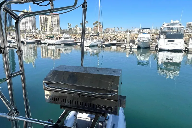 Slide: The Image of Marina view from a 2007 Beneteau 423 sailboat with a Magma grill. - 12