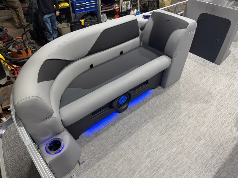 Slide: The Image of Luxurious seating in 2026 Tahoe Sport 2385 Tritoon. - 7