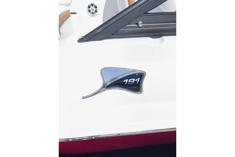 Slide: The Image of Stingray 191 DC 2026 boat emblem on white background. - 3