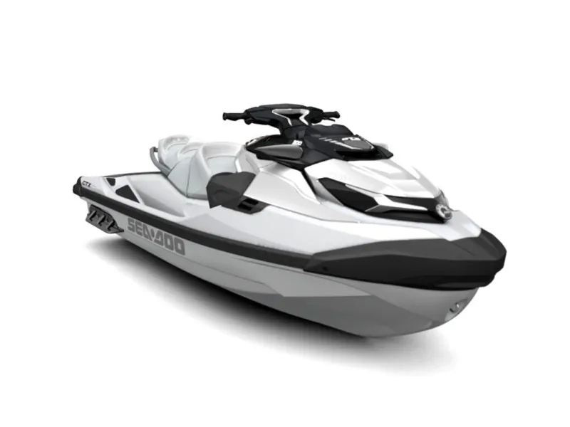 The Image of 2024 Sea-Doo GTX Limited 300 jet ski in white and black. - 0