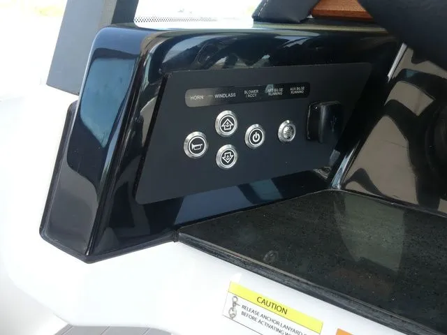 Slide: The Image of Control panel of 2026 Monterey Elite 30 OB with buttons. - 16