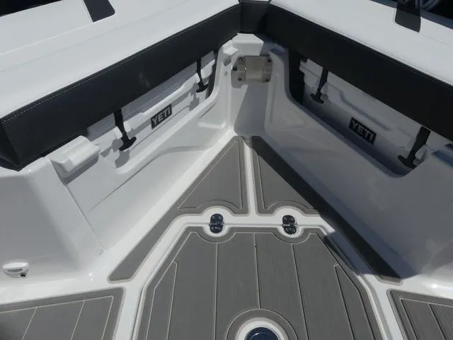 Slide: The Image of Interior of 2026 Monterey Elite 30 OB with Yeti coolers. - 21