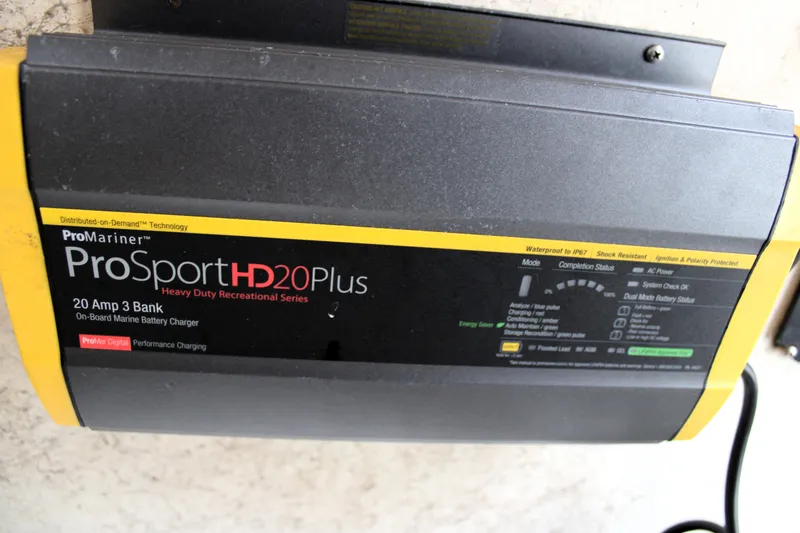 Slide: The Image of ProMariner ProSport HD20 Plus marine battery charger, 20 Amp, 3 bank, heavy-duty series. - 29