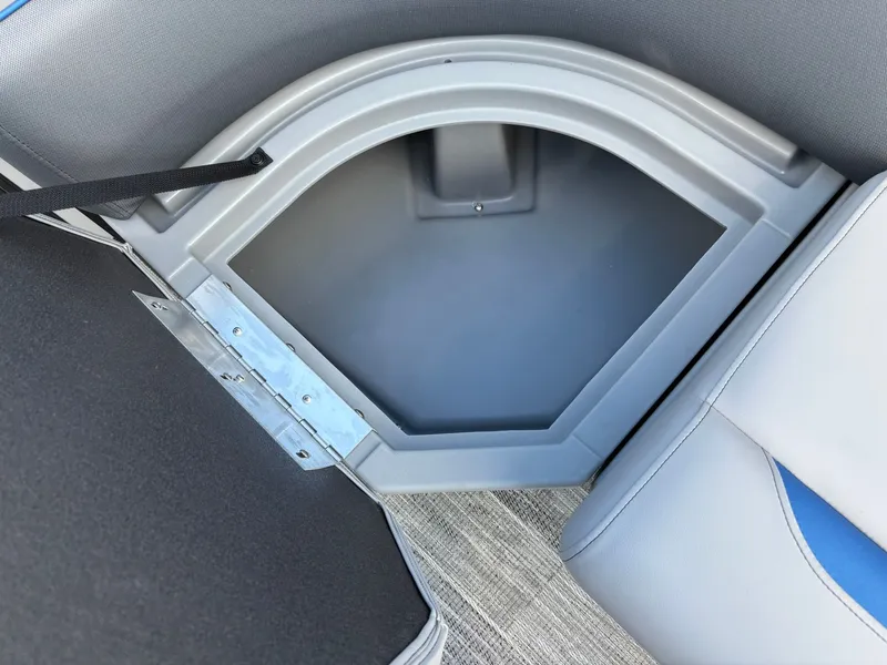Slide: The Image of Storage compartment in Bentley Pontoons 223 Bolt 2027 pontoon boat. - 26