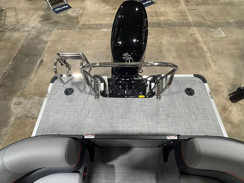 Slide: The Image of Rear view of a 2027 Bentley Pontoons 223 Bolt. - 32