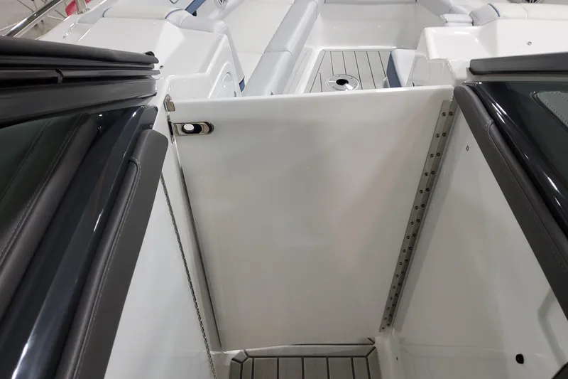 Slide: The Image of 2026 Formula 330 Crossover Bowrider OB interior with sleek seating and modern design. - 42