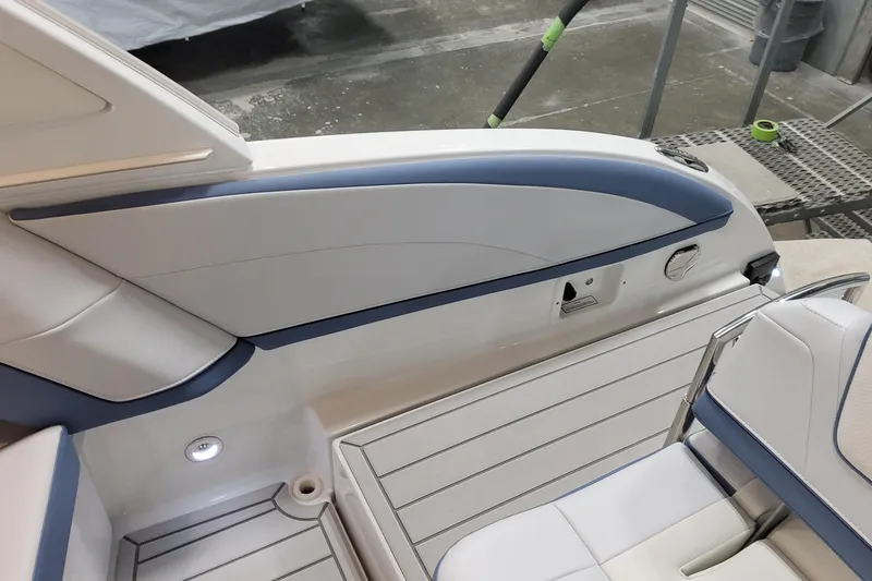 Slide: The Image of 2026 Formula 330 Crossover Bowrider OB interior with sleek seating and modern design. - 70