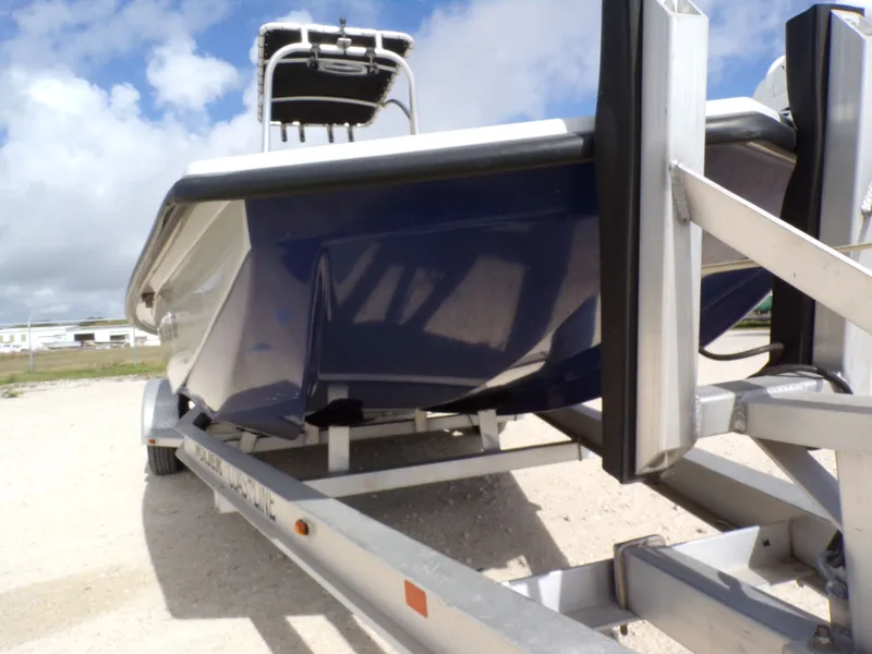 Slide: The Image of Majek 18 Illusion M2 boat on trailer, 2022 model. - 14