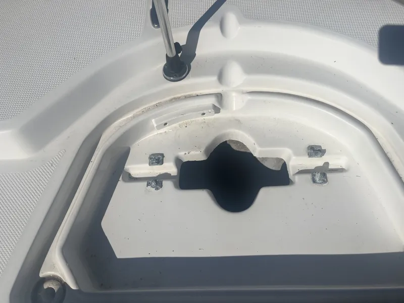 Slide: The Image of Close-up of Sea Fox 180XT boat component, year 2013. - 15