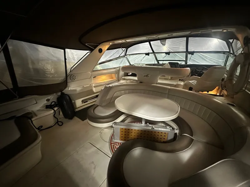 Slide: The Image of Interior of a 1996 Sea Ray 500 Sundancer yacht. - 26