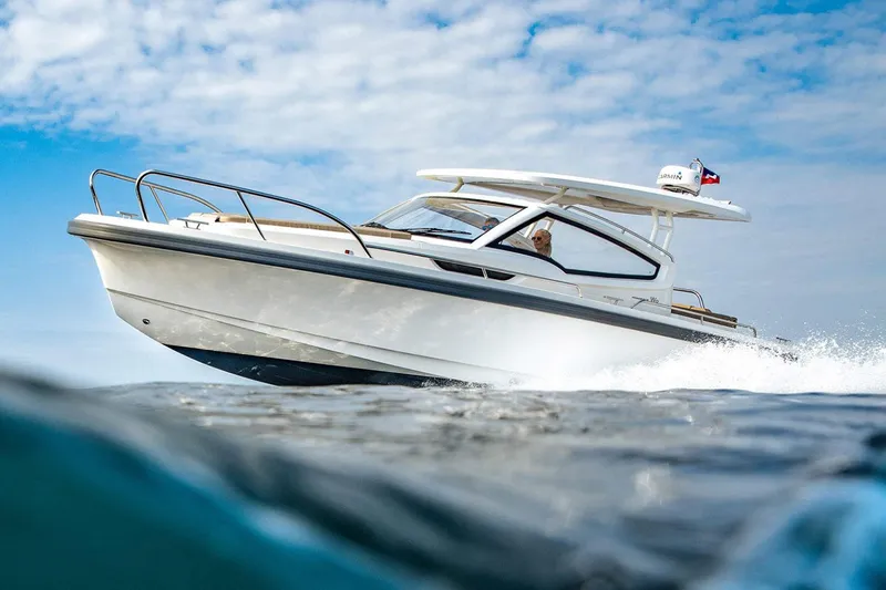 The Image of Manufacturer Provided Image: Nimbus Weekender 9 boat 2025 cruising on open sea. - 0