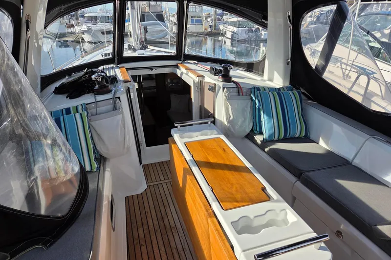 Slide: The Image of Spacious cockpit on 2022 Beneteau Oceanis 38.1 - 37