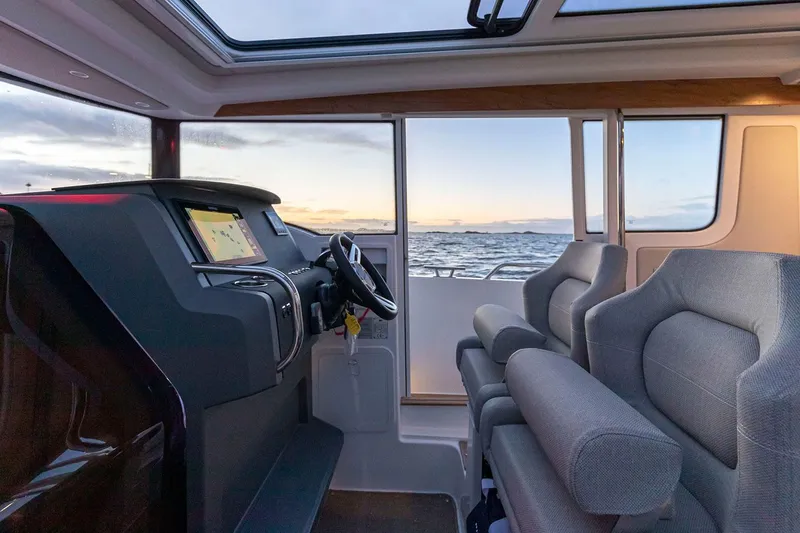 Slide: The Image of Manufacturer Provided Image: Interior of Nimbus Commuter 9 boat, ocean view, year 2026. - 4