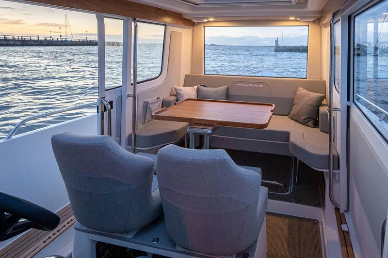 Slide: The Image of Manufacturer Provided Image: Interior of Nimbus Commuter 9, 2026, with ocean view. - 6