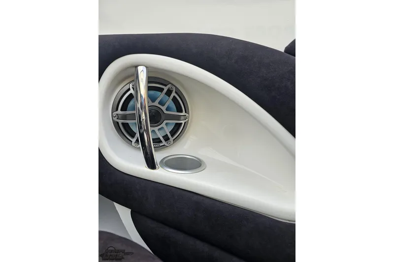 Slide: The Image of Speaker detail in 2009 Nordic 36 Hurricane boat interior. - 91