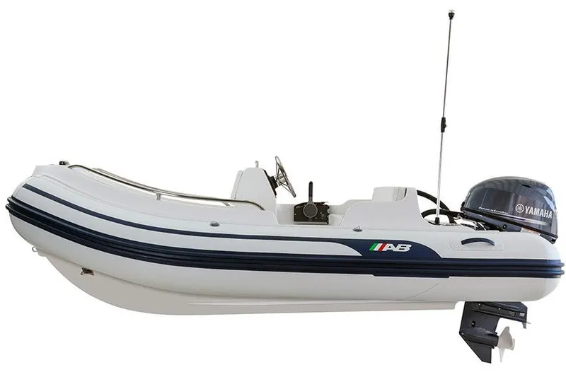 The Image of Manufacturer Provided Image: 2018 AB Inflatables Nautilus 12 DLX inflatable boat with Yamaha outboard motor. - 0