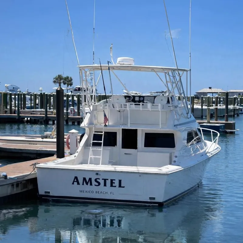 Slide: The Image of Jupiter 35 Convertible 2004 yacht docked at Mexico Beach, FL. - 1
