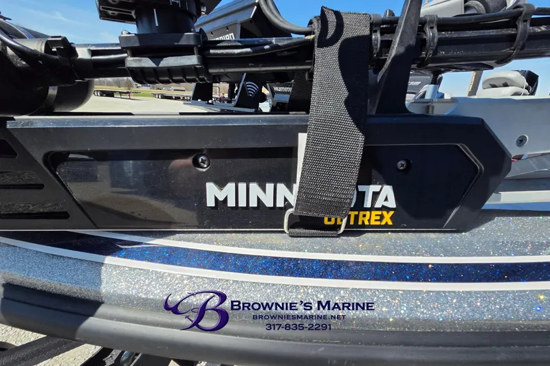Slide: The Image of 2024 Nitro Z18 boat with Minn Kota Ultrex trolling motor at Brownie's Marine. - 5