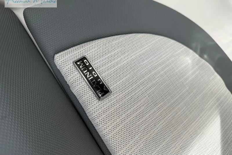 Slide: The Image of 2021 Cobalt R30 interior with Platinum Audio speaker detail. - 23