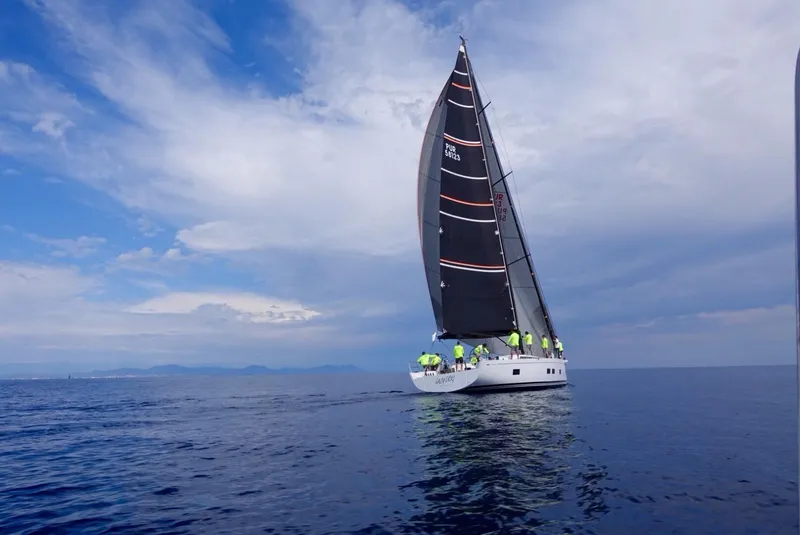 Slide: The Image of Photograph of the Vessel, when it was in the Caribbean Racing - 4