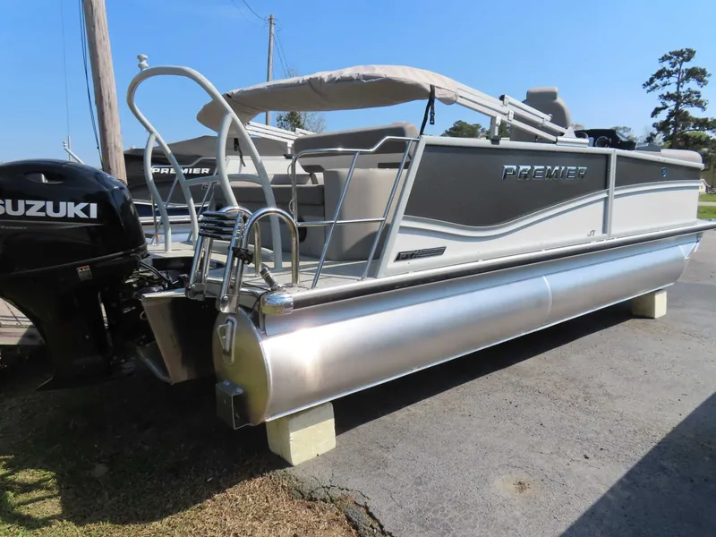 The Image of 2026 Premier SUNSATION 210 RL pontoon boat with Suzuki engine. - 1