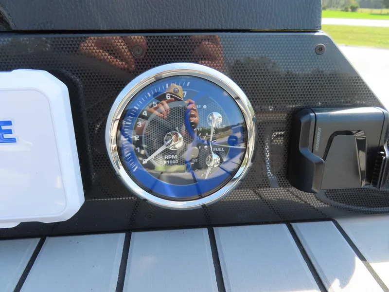 Slide: The Image of Tachometer of Premier SUNSATION 210 RL 2026 with reflective display. - 16