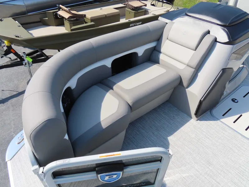 Slide: The Image of Luxurious seating in Premier SUNSATION 210 RL boat, 2026 model. - 8