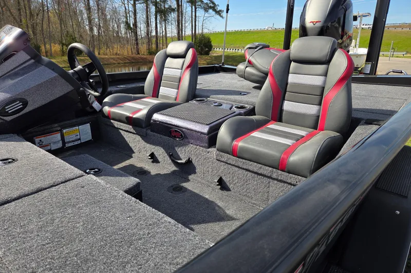 Slide: The Image of Interior of 2026 Ranger RT198P with modern seating. - 9